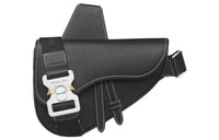 DIOR Saddle Grained Calfskin Saddle Bag Shoulder Bag Crossbody Bag Sling Bag Fanny Pack Mini Men's Black