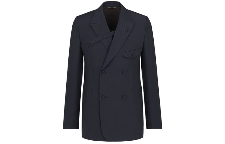 DIOR Dior Quarterly New Products SS22 Business Suits Coats Men's Dark Blue