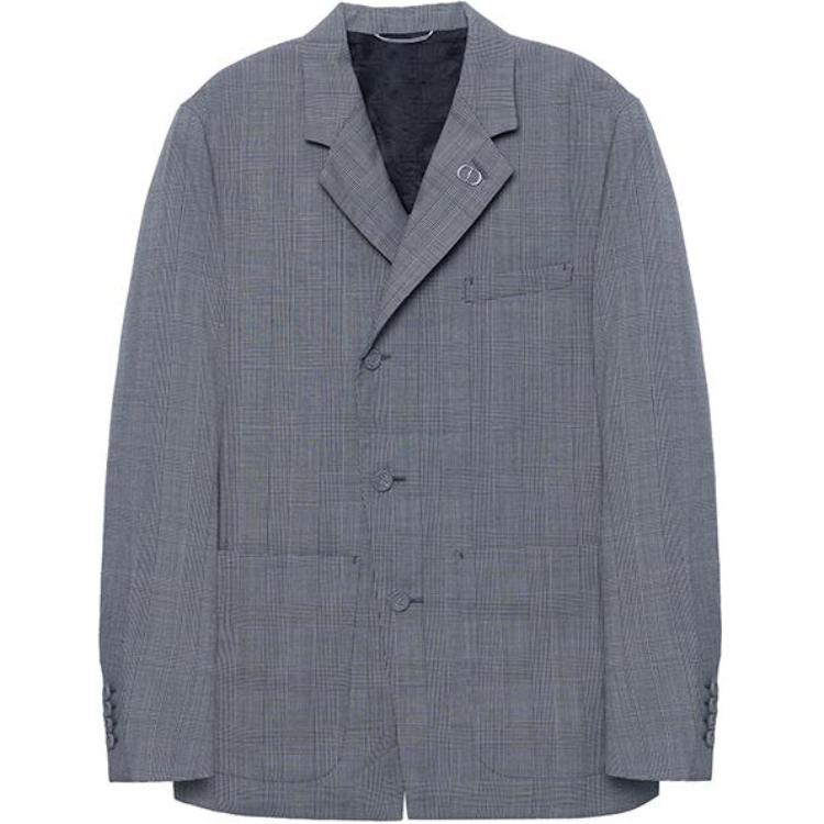 DIOR Dior Quarterly New Products Business Suits Coats Men's Gray