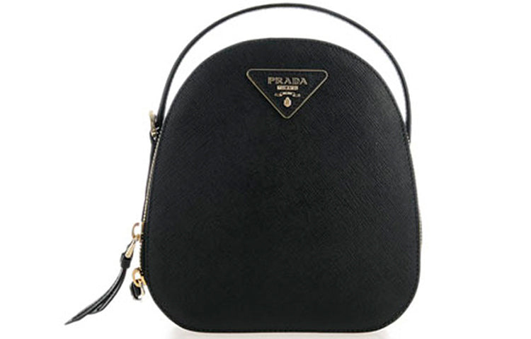 PRADA Cow Leather Backpack Mini Women's Black