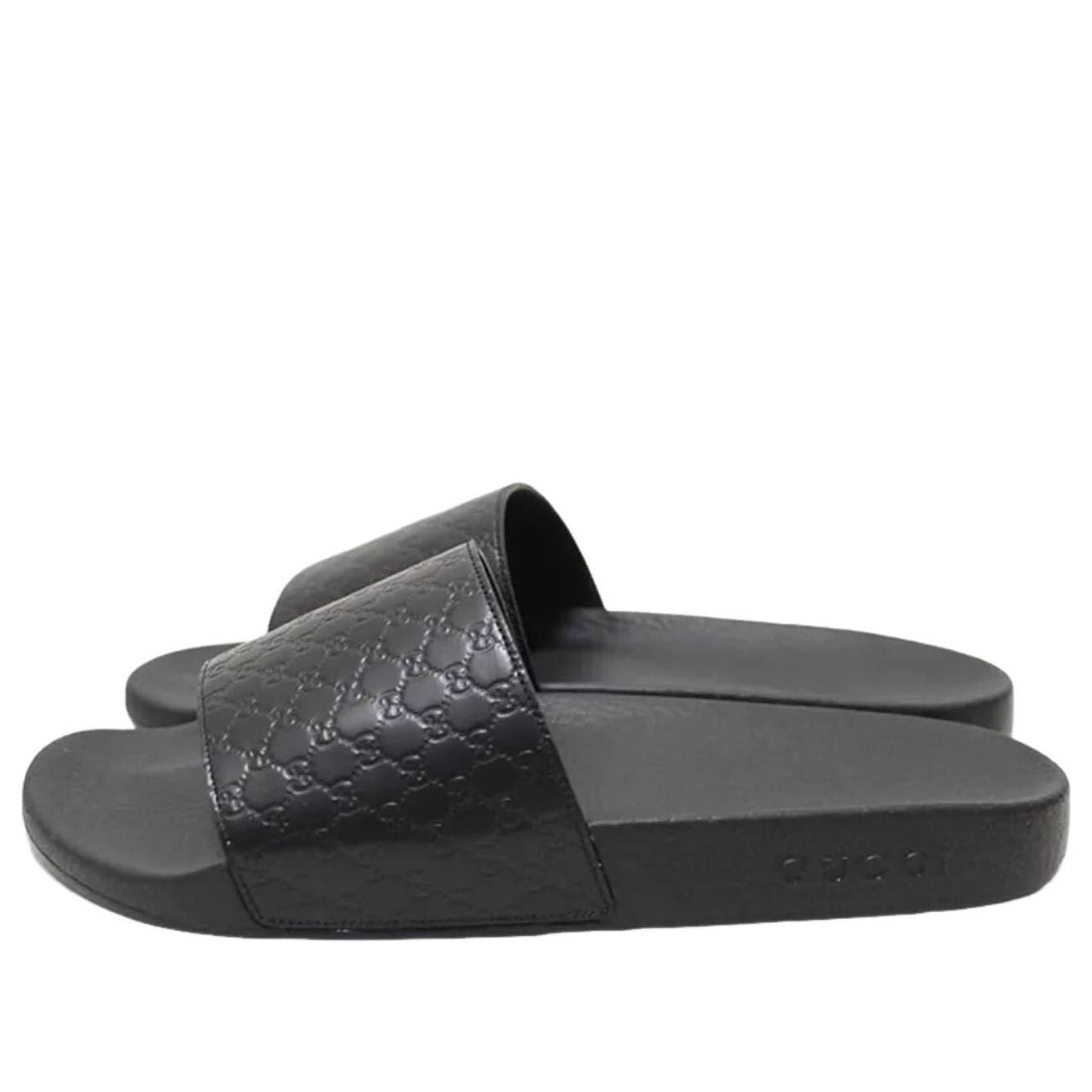 Gucci MicroGuccissima Slides 'Black' 567115-BMJ00-1000