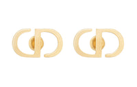 DIOR Stud Earrings Women's Gold