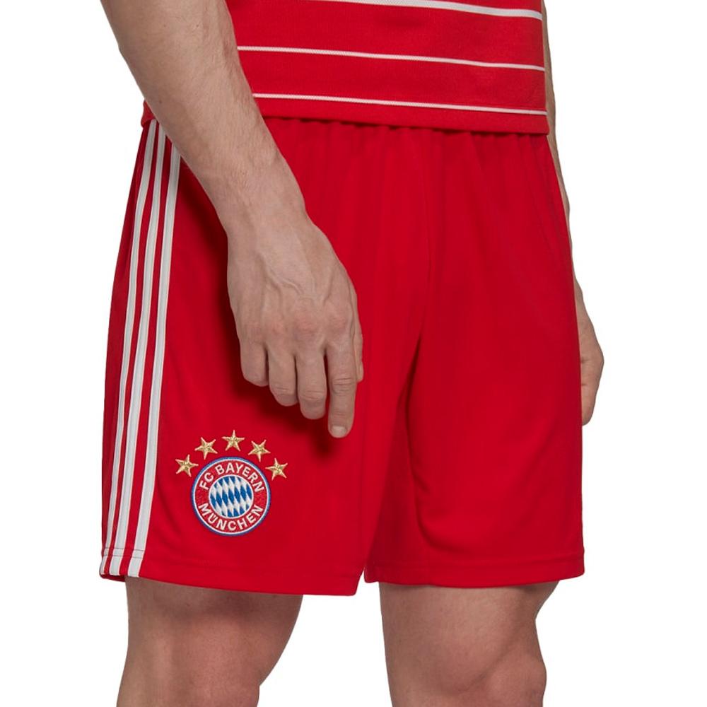 adidas FC Bayern 22/23 Home Shorts 'Red White' H39901