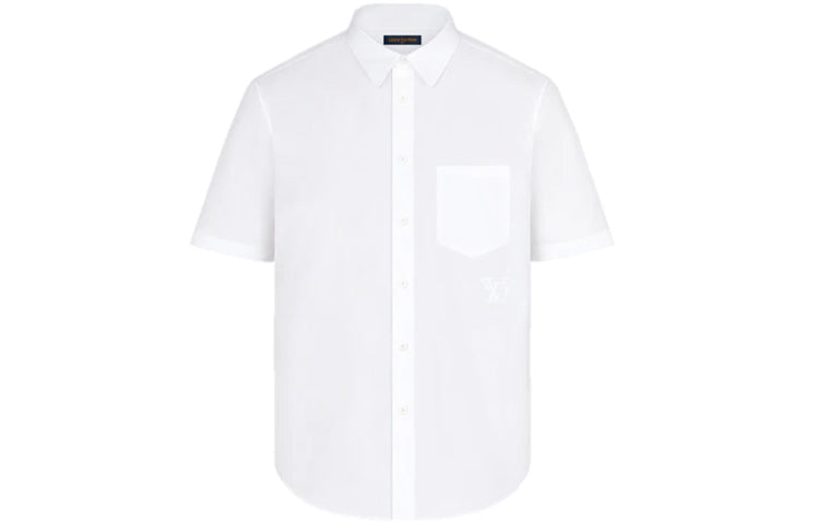 LOUIS VUITTON X Nigo Embroidered Squared Lv Regular Ss Shirt