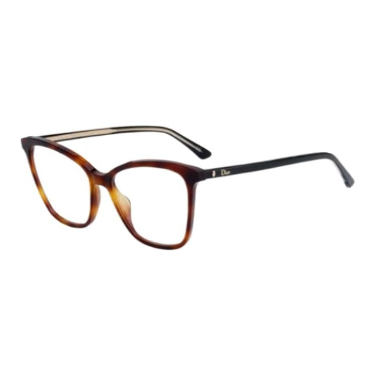 DIOR Cat Eye Eyeglass Frames Women's Tortoiseshell