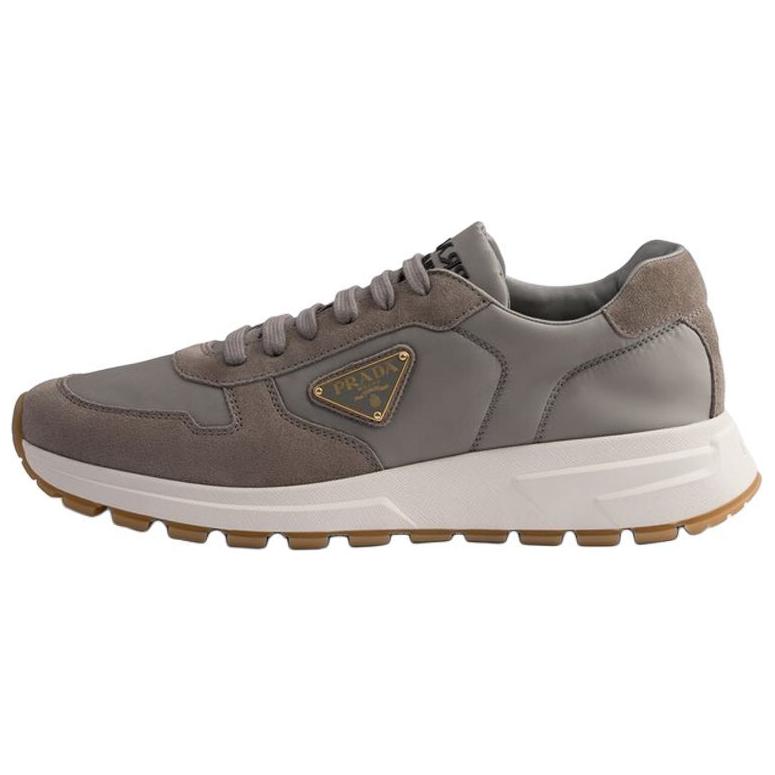 PRADA PRAX 1 Low Top Casual Shoes Men's Gray