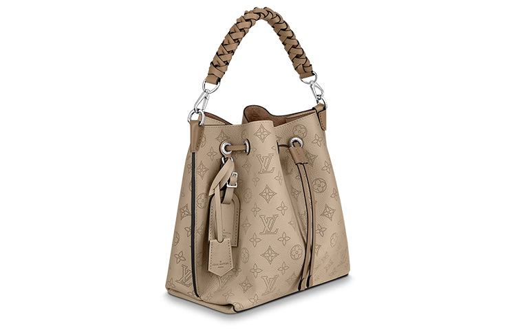 LOUIS VUITTON Calfskin Bucket Bags Shoulder Bag Crossbody Bag Handbag Regular Women's Brown