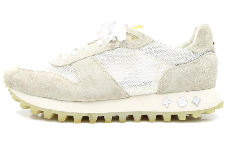 LOUIS VUITTON Runner Trainer Beige White