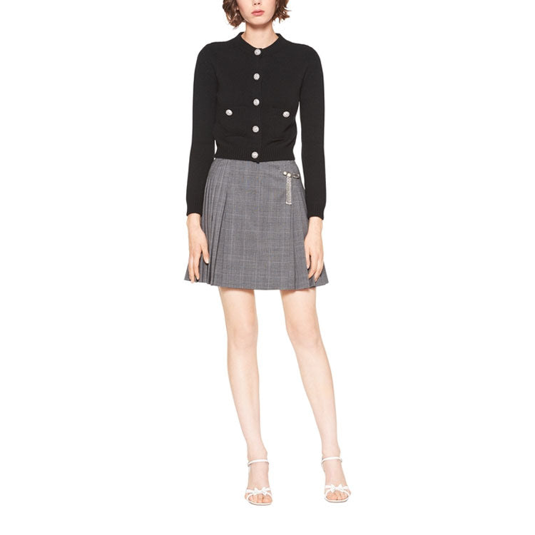 MIU MIU Casual Short Skirts Women's Taupe