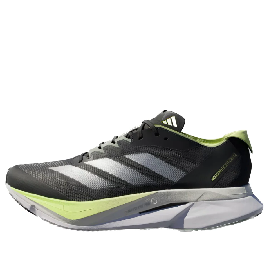 adidas Adizero Boston 12 'Silver Metallic Pulse Lime' JI4477