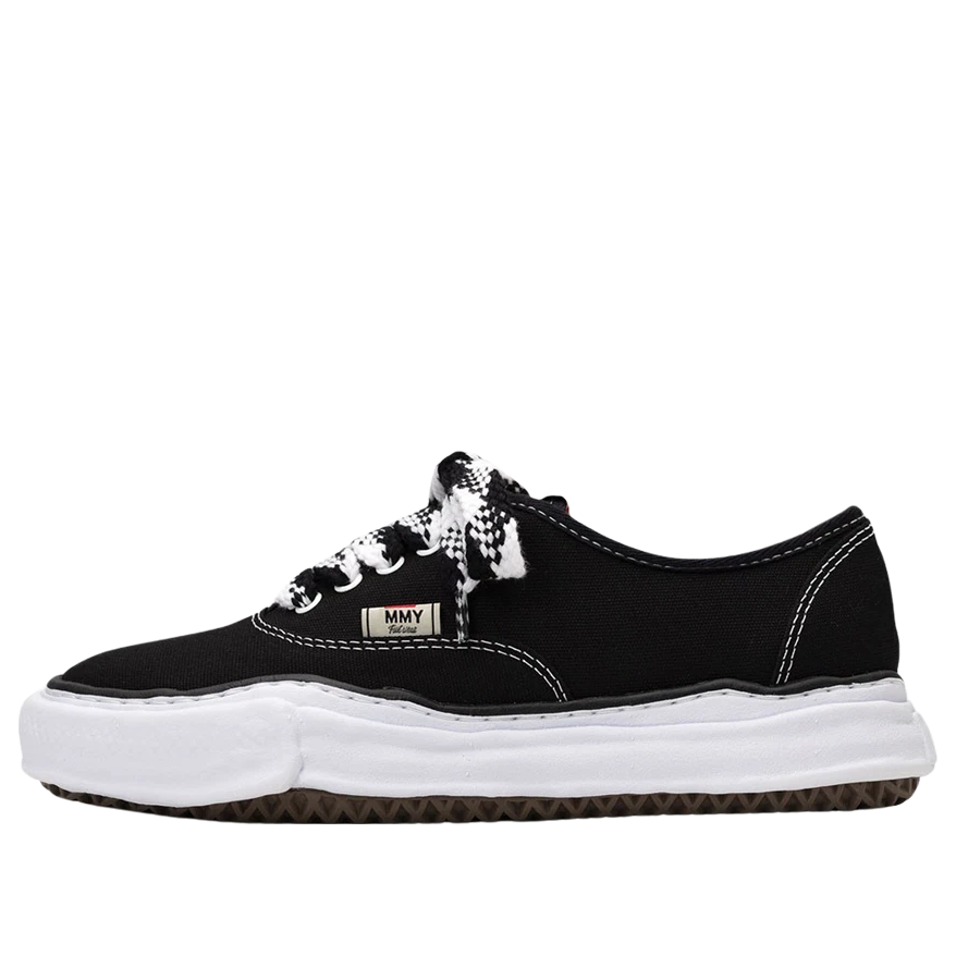 Maison MIHARA YASUHIRO Baker OG Sole Bicolored Canvas Low 'Black Black' A12FW728-BLKBLK