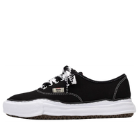 Maison MIHARA YASUHIRO Baker OG Sole Bicolored Canvas Low 'Black Black' A12FW728-BLKBLK