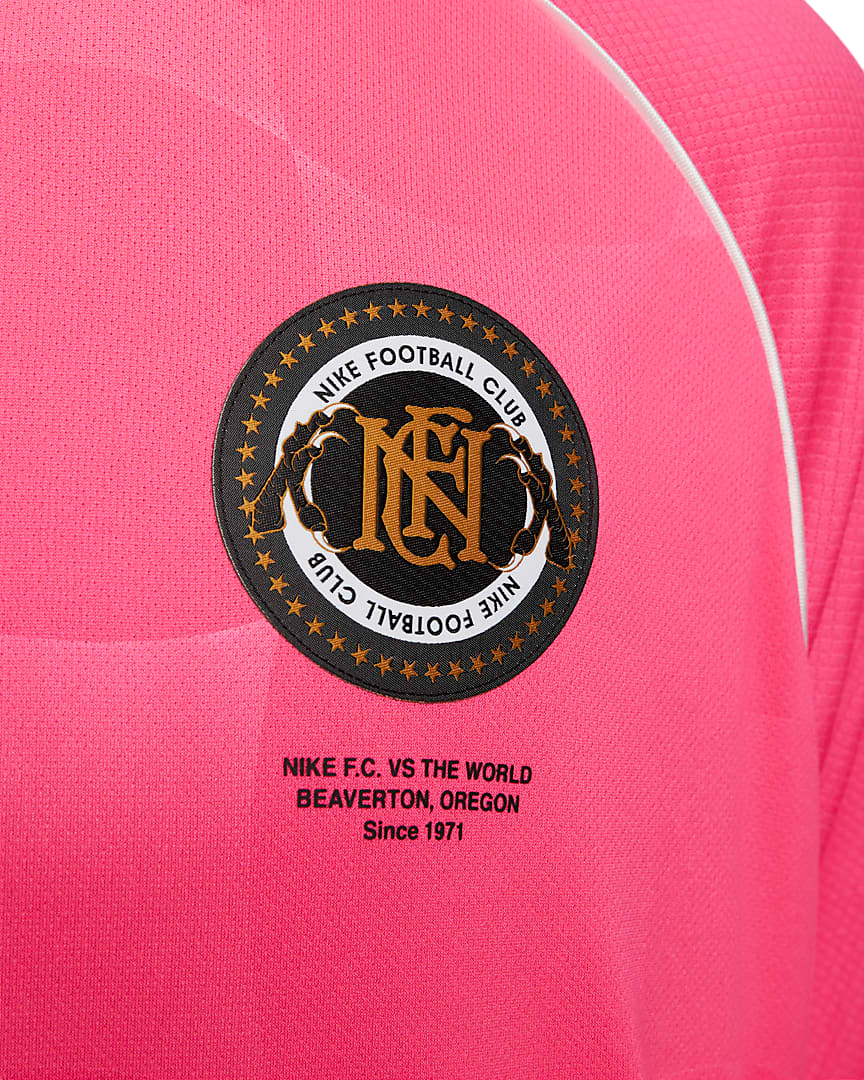 Nike Dri-FIT F.C. Short-Sleeve Football Shirt 'Pink' DQ5045-639