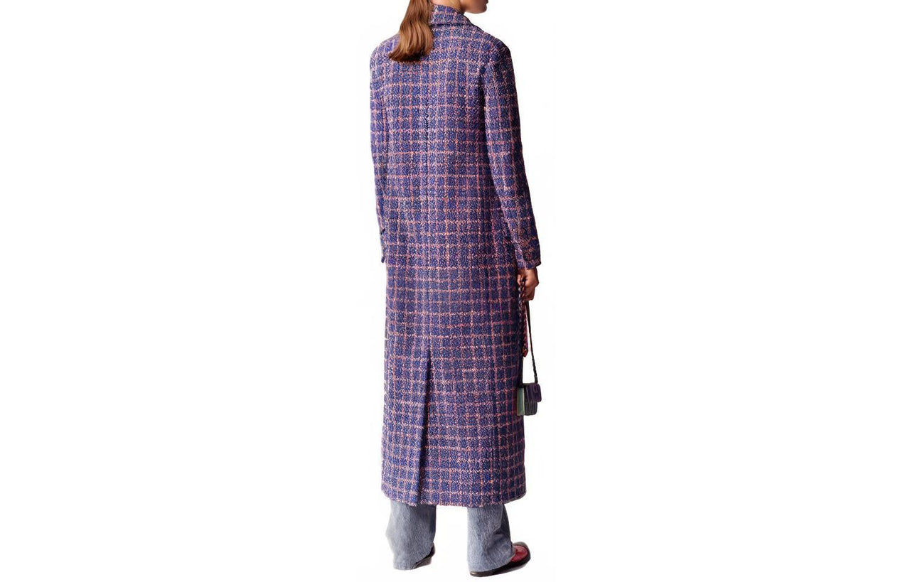 CHANEL SS23 Coat Women's Marine Blue