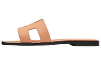 HERMES Oran Slide Slippers Women's Nude