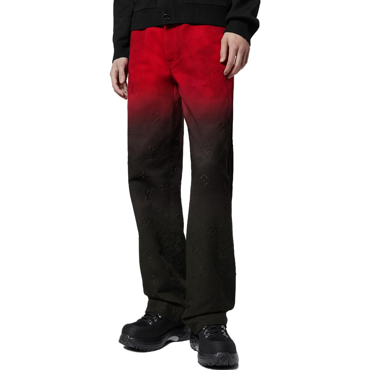 LOUIS VUITTON FW23 Jeans Men's Black
