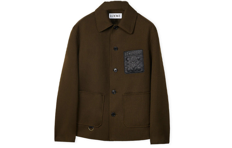 LOEWE Jacket Men's Dark Olive Green