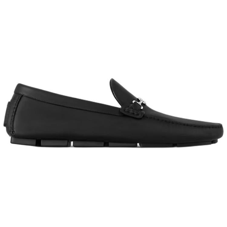 LOUIS VUITTON Driver Casual Shoes Men's Black