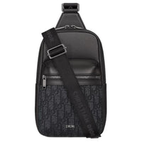 DIOR Rider 2.0 Calfskin Crossbody One Shoulder Sling Bag Men's Black