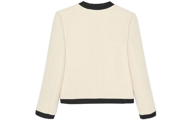 SAINT LAURENT FW21 Jacket Women's Ivory White