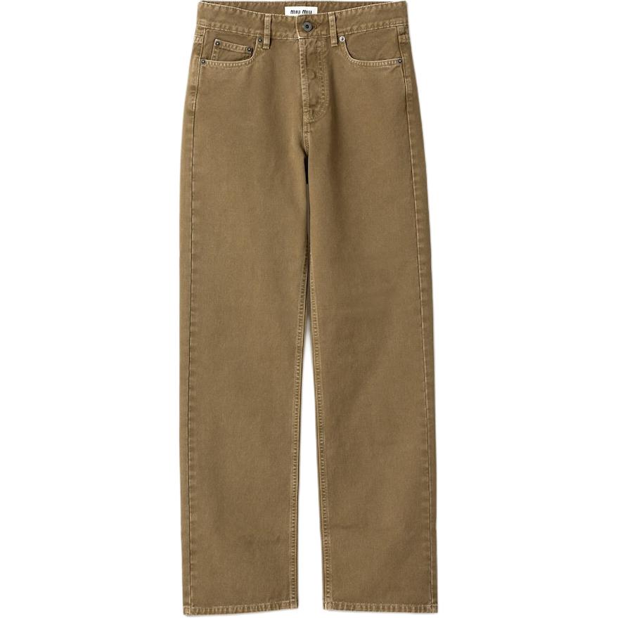 MIU MIU Casual Pants Women's Brown