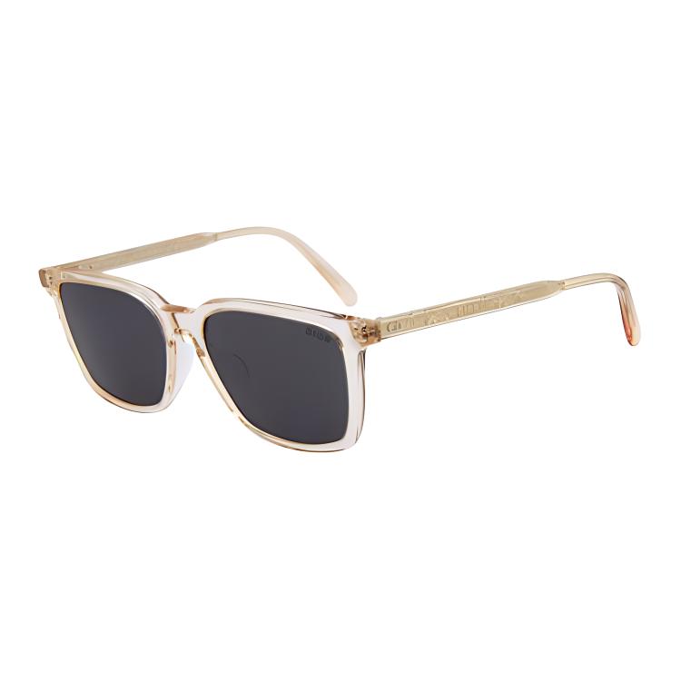 DIOR Plate Frame Square Sunglasses Unisex Dusty Pink