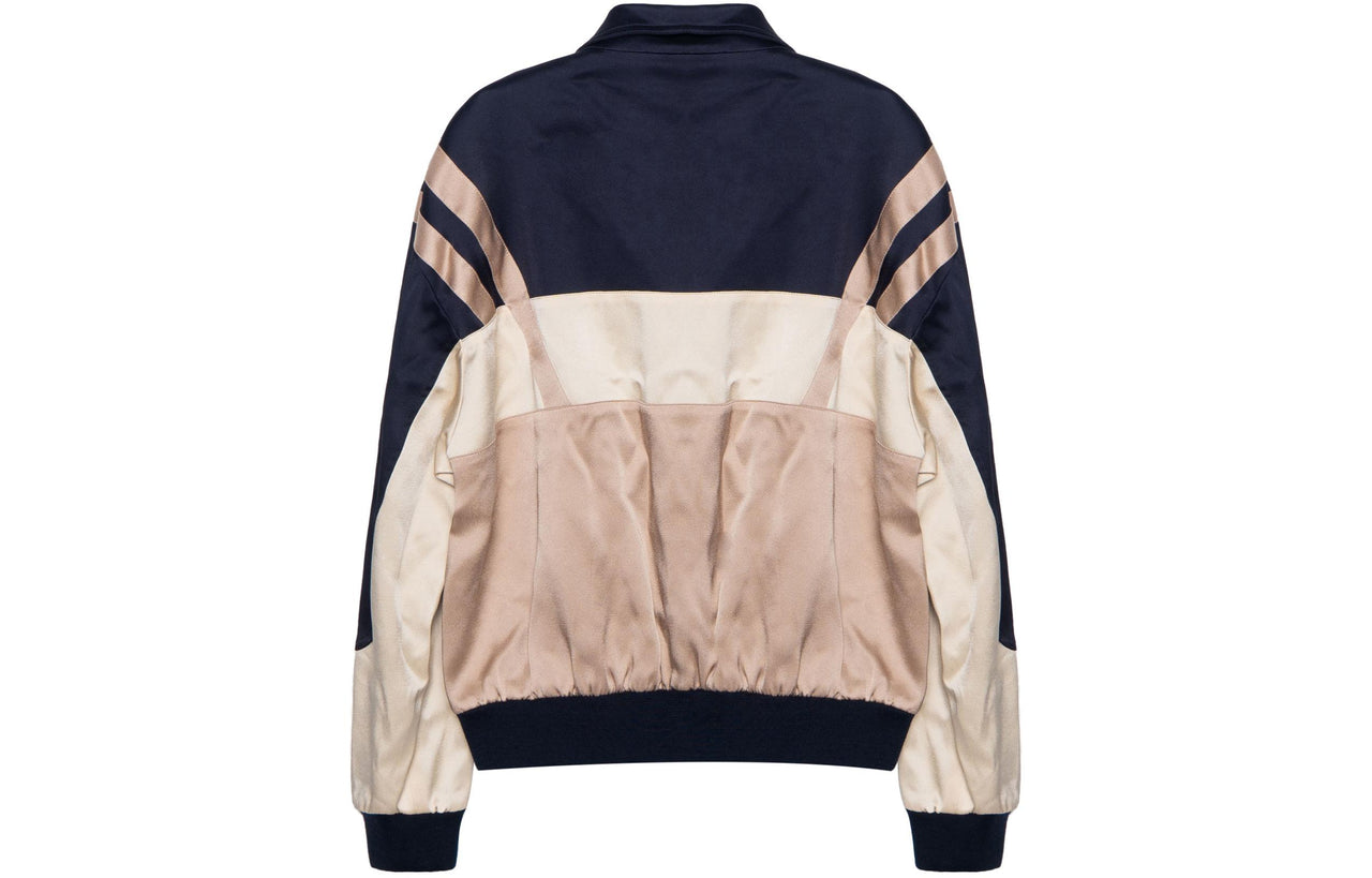 SAINT LAURENT Panelled High Neck Zipped Bomber Jacket
