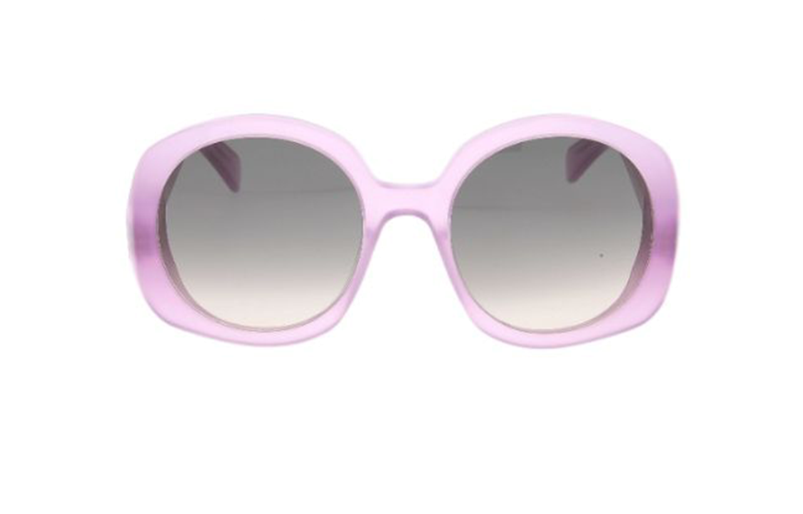 CELINE Acetate Round Sunglasses Women's Pink