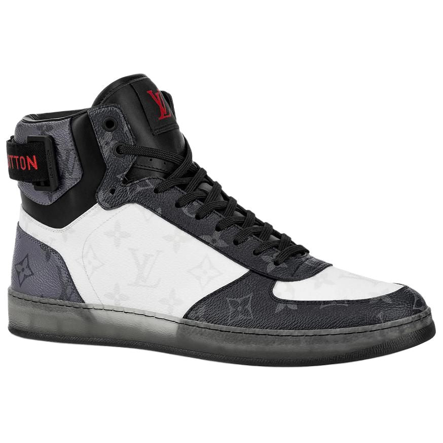 LOUIS VUITTON Tenis Rivoli Sneakers 'White Monogram Ice And Dark Gray Monogram'
