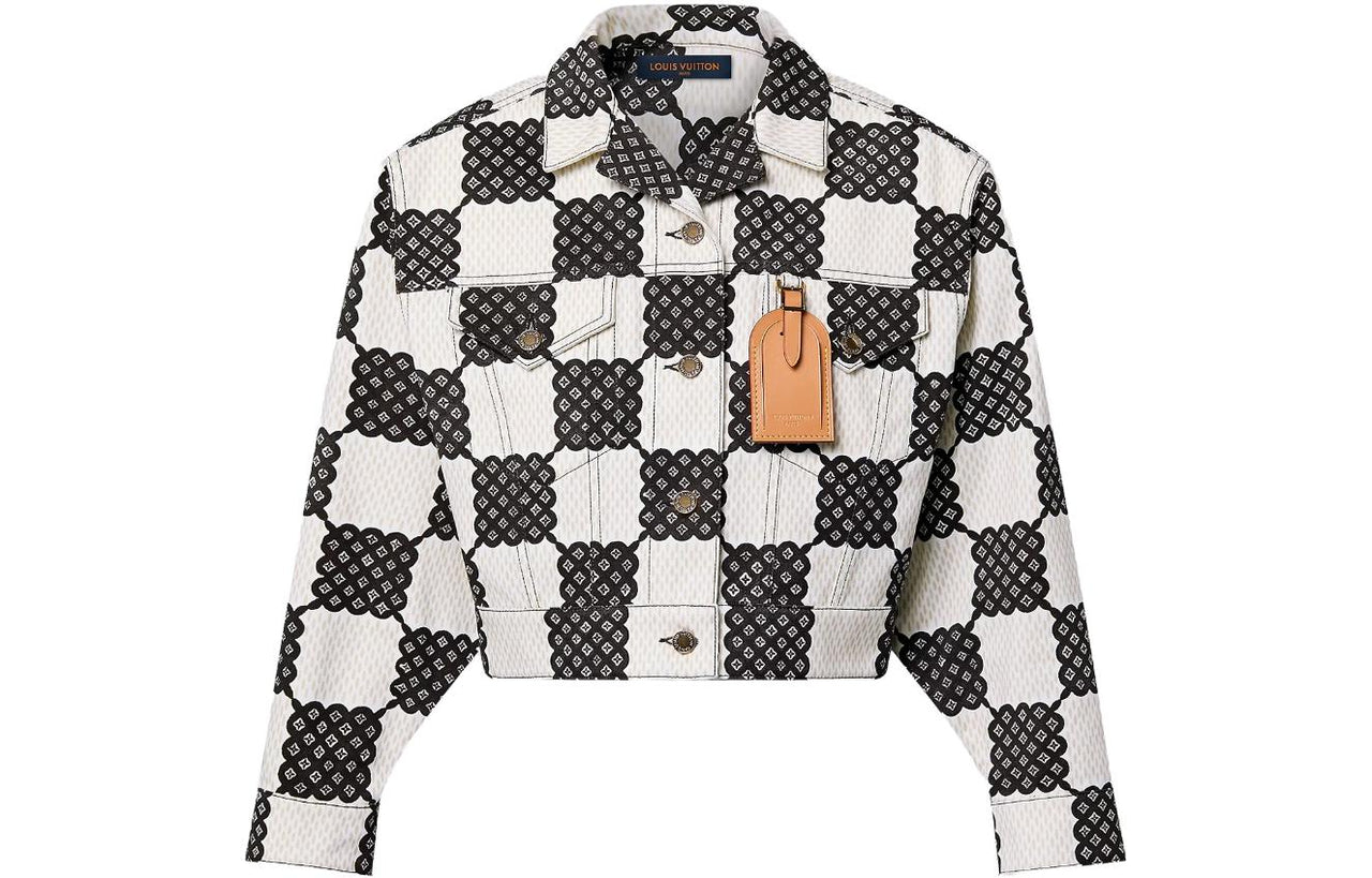 LOUIS VUITTON Bubble Damier Trucker Jacket