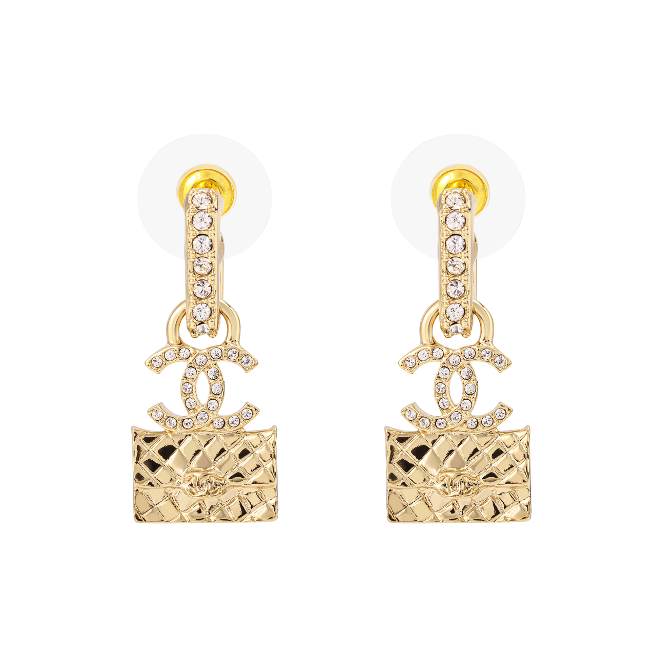 CHANEL Stud Earrings Women's
