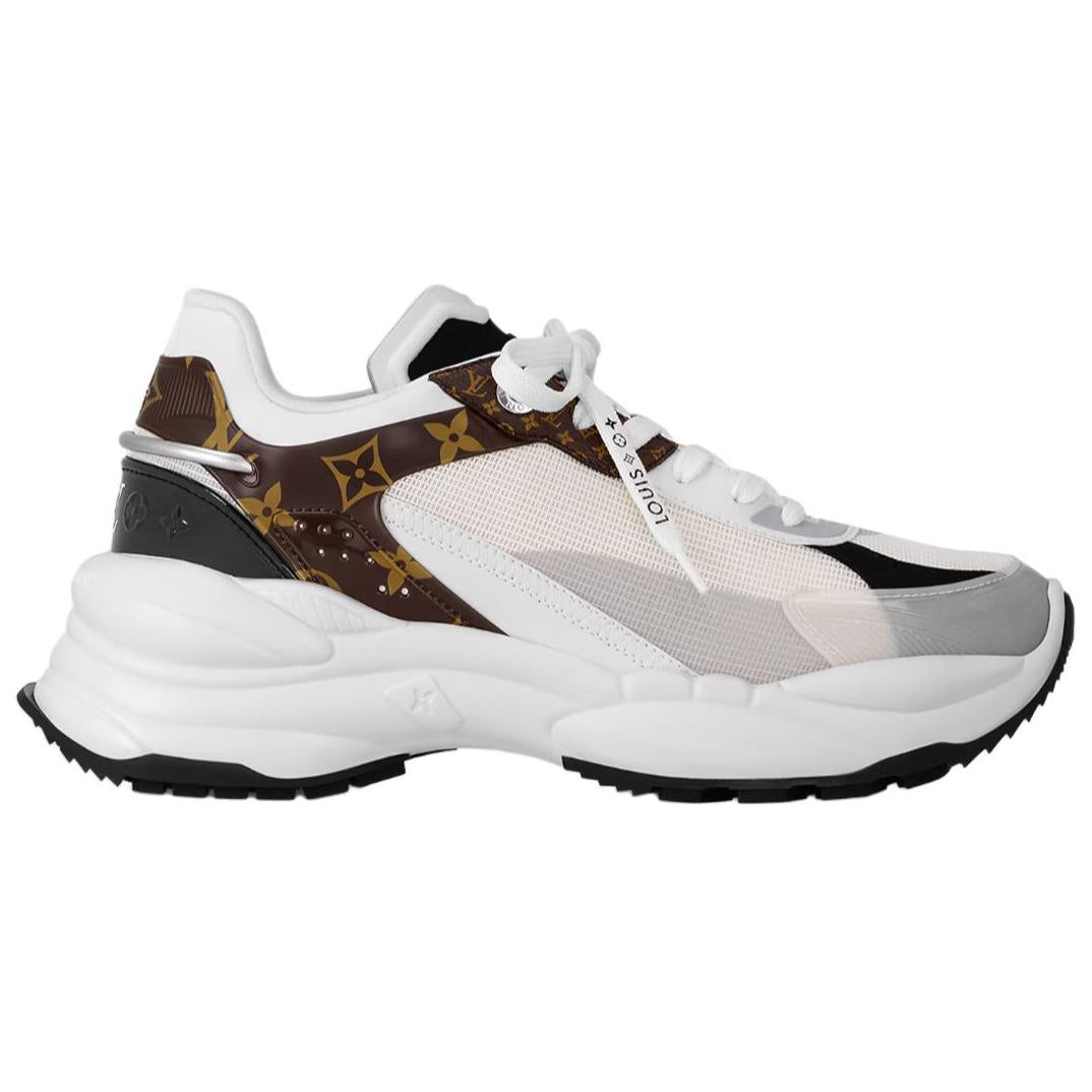 LOUIS VUITTON Run 55 Low-Top Casual Shoes Women's Brown