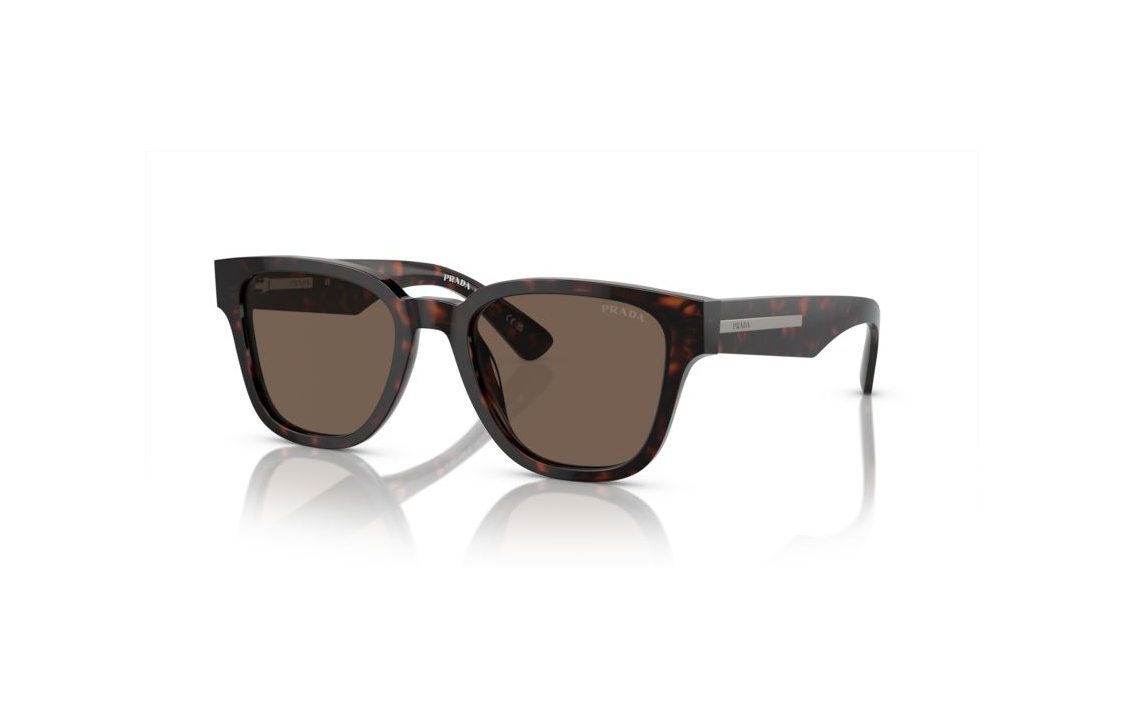 PRADA Eyewear Tortoiseshell effect D frame Sunglasses