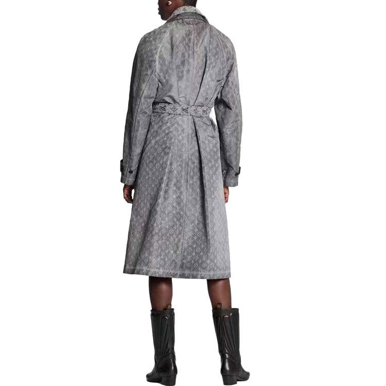 LOUIS VUITTON Coats Women's Gray