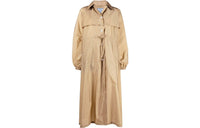PRADA Trench Coats Women's Beige