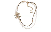 CHANEL 2023 Cc Rhinestone Choker
