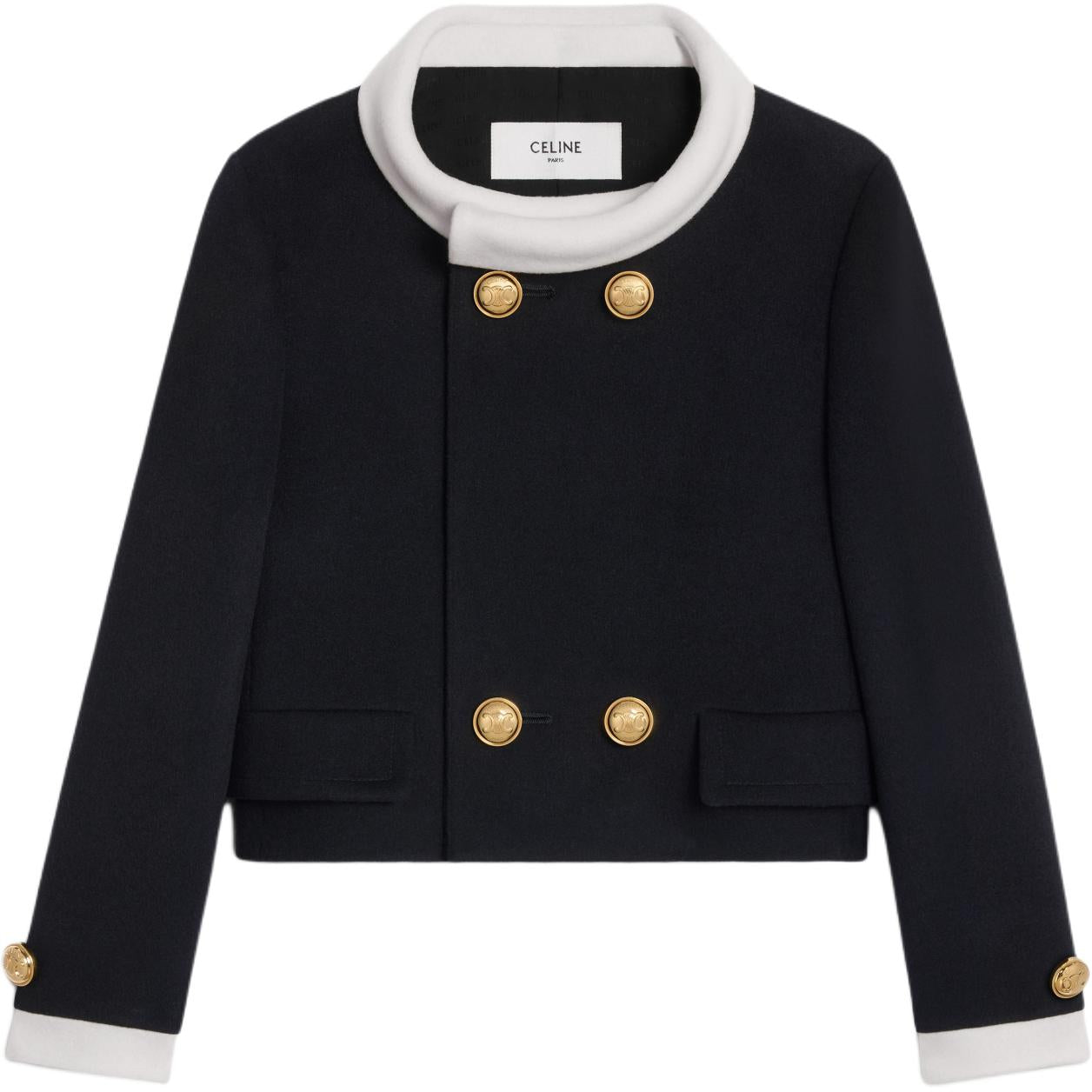 CELINE Brompton Jacket In Cashmere Cloth