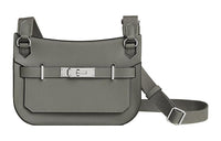 HERMES Jypsiere Swift Calfskin Shoulder Bag Crossbody Bag Mini Women's Cumulonimbus Gray