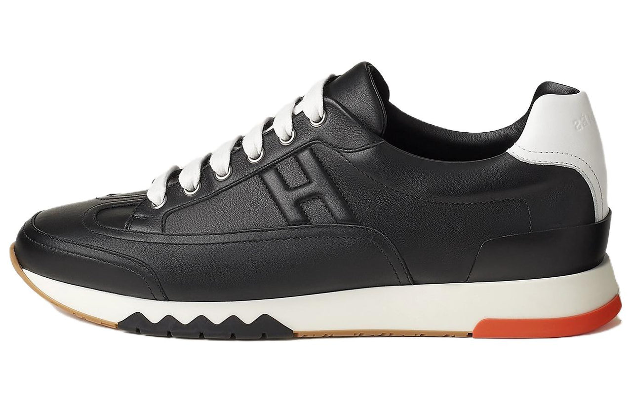 HERMES Trail Low-Top Casual Shoes Men's Black