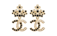CHANEL Earrings Women's Gold
