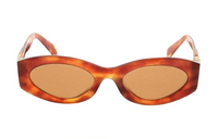 MIU MIU Irregular Shape Sunglasses Women's Tortoiseshell