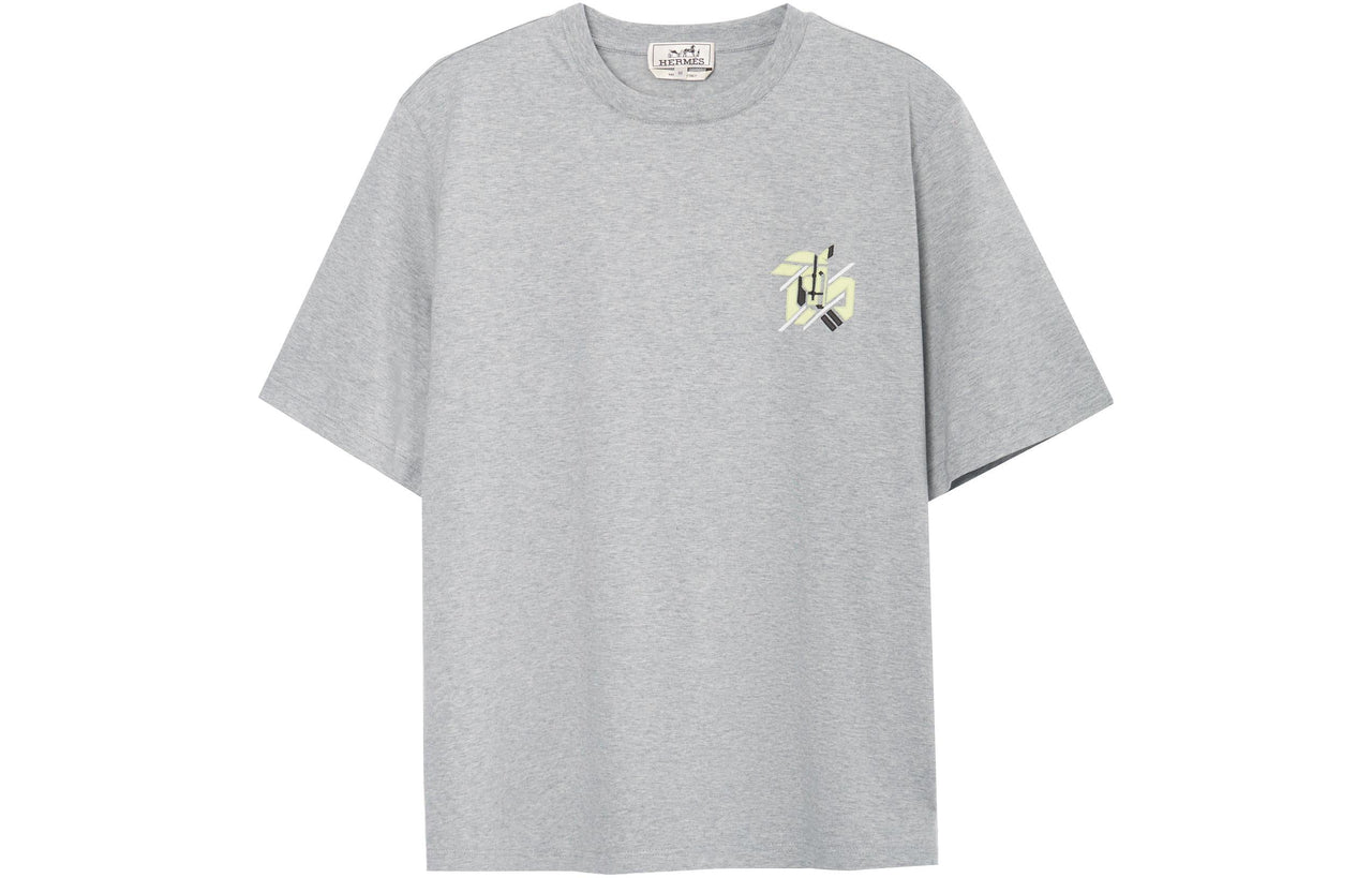 HERMES SS23 T-Shirt Men's Light Gray