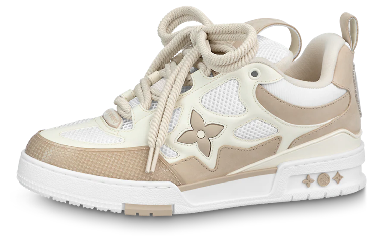 LOUIS VUITTON LV Skate Sneaker Beige White