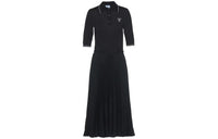 PRADA Short-Sleeved Dresses Women's Black