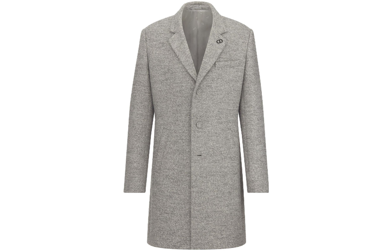DIOR Coats Men Gray