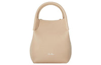 Loro Piana Cow Leather Shoulder Bag Crossbody Bag Handbag Mini Women's Light Vanilla