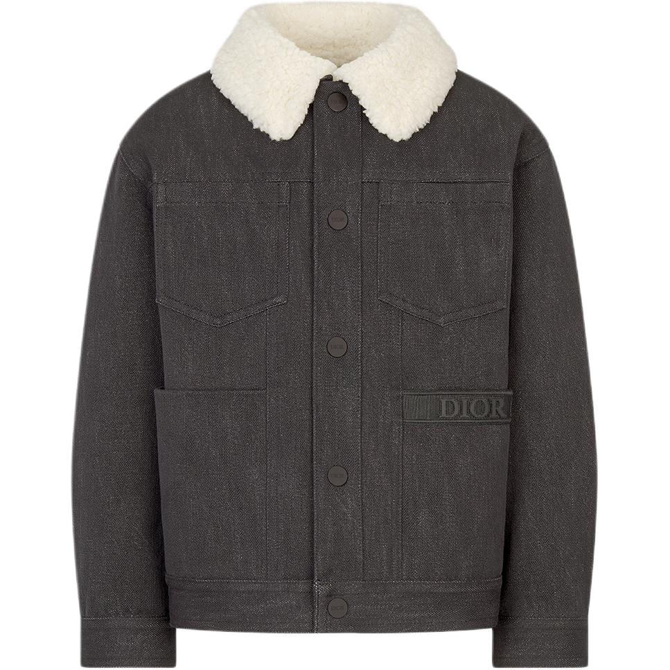 DIOR Puffer Jacket FW24 Gray Kids'