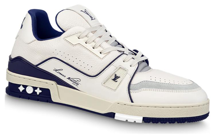 LOUIS VUITTON Lv Trainer Sneakers 'White Navy'