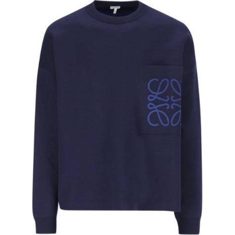 LOEWE Logo Intarsia Crewneck Jumper
