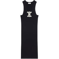 CELINE SS22 Sleeveless Dress Women's Black